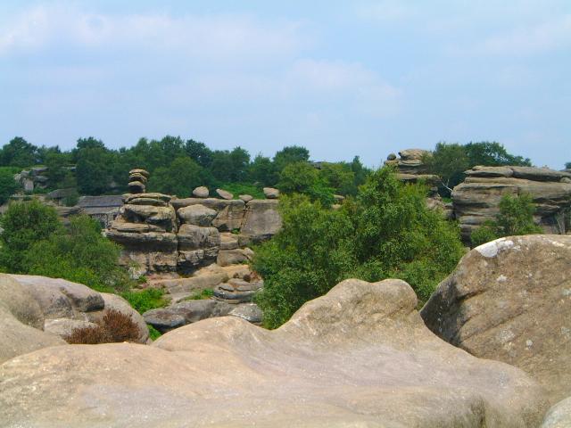 Brimham rocks dancing bear