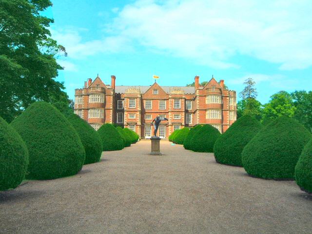 The magnificent symmetrical Facade of Burton Agnes Hall is a tribute to architect Robert Smithsons work