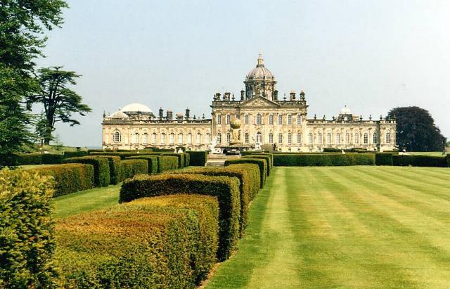 A view of Castle Howard and gardens