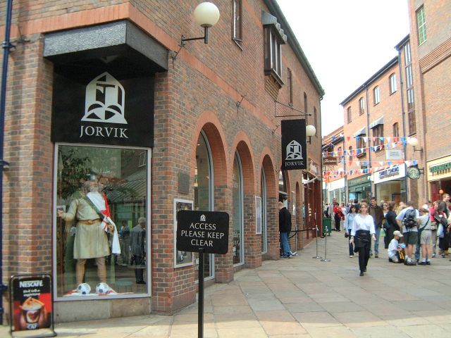 This is the Jorvik Centre in Coppergate York. It is also the only photograph taken personally, as no photography is permitted within the museum.